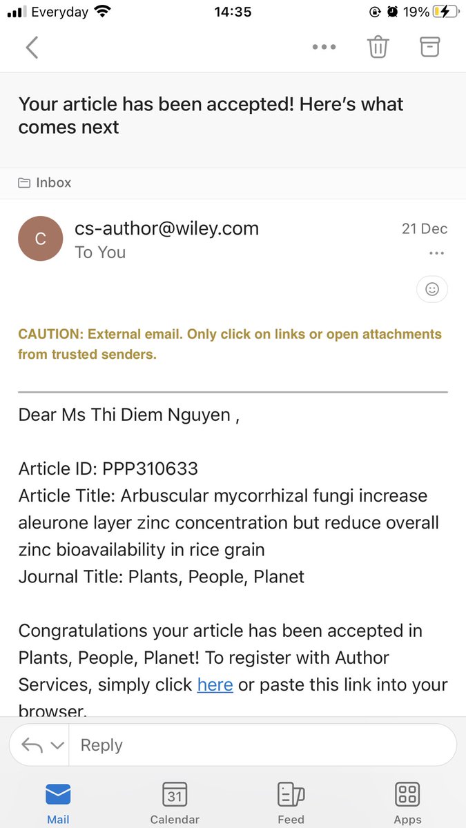 Diem Nguyen (@diemnguyen4282) on Twitter photo I am thrilled to share two papers from my PhD project on phytate and micronutrients for human nutrition are being published in Plants, People, Planet J and Food Composition and Analysis J. Such a wonderful payoff to close out 2024! Big thank to my supervisor
<a href="/myco_research/">Dr Stephanie Watts-Fawkes</a> I am thrilled to share two papers from my PhD project on phytate and micronutrients for human nutrition are being published in Plants, People, Planet J and Food Composition and Analysis J. Such a wonderful payoff to close out 2024! Big thank to my supervisor
<a href="/myco_research/">Dr Stephanie Watts-Fawkes</a>