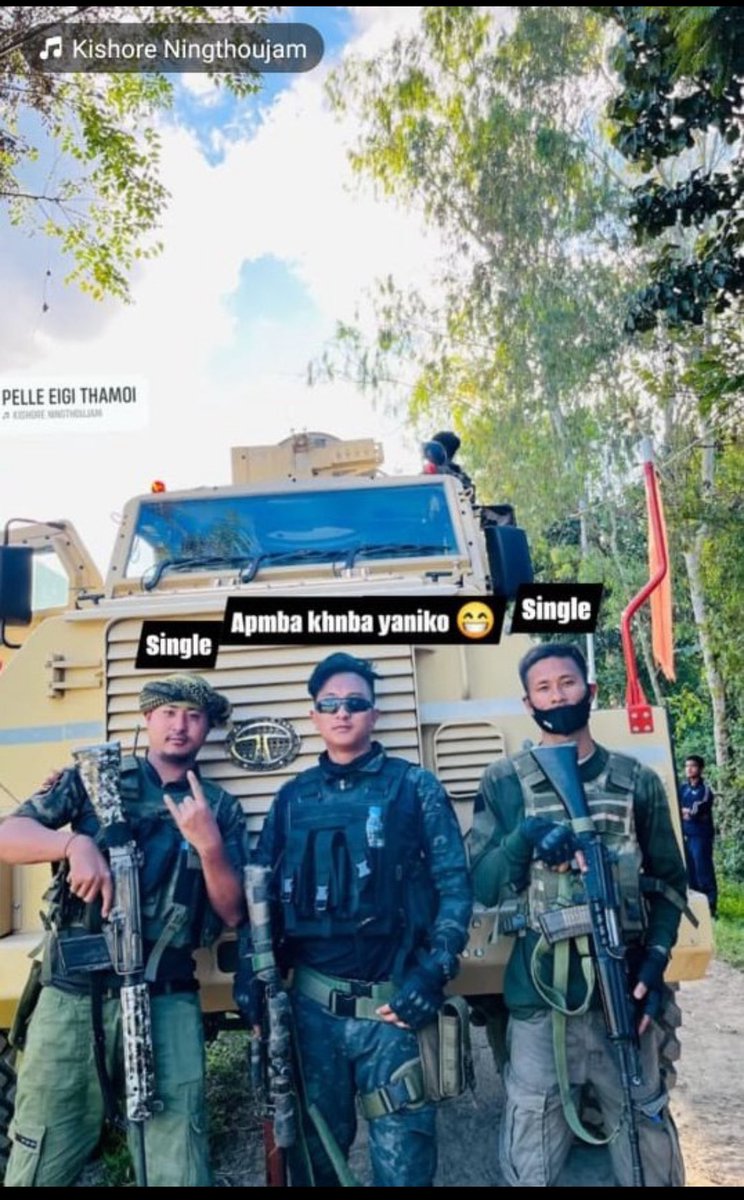 Khulkonns_3382's tweet photo. MANIPUR VIOLENCE :
You started Killing the 79 #Kuki_Zo minority including women and children in May 3,2023 in Imphal,State capital where there is maximum security when no single hair of Meitei is touched in Kuki dominated areas.
They don’t stop there ,they looted 6800 weapons and over 05 lacks ammunition with bombs from INDIAN RESERVES BN ARMORY and relentlessly attacks the #Kuki_Zo village to annihilate the remnants population .
Then they invert the narrative every time they attack and termed the defending of the village by the volunteers as a “TERRORIST”
You started this war !!! Remember this is the second time in a history where #Kuki_Zo are hunted like the JEWS by the SS(NAZIS)
Manipur mayhem is  much worser then the Nazis era … Because in Germany only the SS were hunting down the Jews but here in Manipur violence the whole state is complicit in the persecution of the minority…
The MANIPUR state is a MEITEI state.

Now after their coward Arambai Tengol cannot defeat the #KUKI village volunteers .
They called them Narco terrorist .
Now by virtue of Manipur being one of a recognized state of India whatever Meitei do becomes legitimate and what whatever Kuki do to defend themselves becomes a “Terrorist act” 
THE WORST PART OF MANIPUR VIOLENCE..
Is the whole world see the state persecution of the minority as a equal suffering…
Nobody questions who started the mass slaughter of minority in the first day of the violence !!!
Nobody cares  the  looter of 6800 weapons are arrested or not ??
Everybody is interested in using #KukiTerrorists who became a terrorist just because they defend their sister,mothers and children from the onslaught of #Arambai Tengol and Meitei police…
If defending children,women and elders is termed as a terrorist…. Iam much obliged to be  #KukiTerrorists .
Pic attached: Manipur police and Arambai tengol attacking #Kuki_Zo village..

@narendramodi @AmitShah @rajnathsingh @RahulGandhi @kharge @Jairam_Ramesh
@ShashiTharoor @MahuaMoitra
@MamataOfficial @mkstalin @Udhaystalin
@nitin_gadkari @PMOIndia @BJP4India
@INCIndia @TOIIndiaNews @IndiaTodayNE @thewire_in @TheQuint @ThePrintIndia
@htTweets @thecaravanindia @frontline_india
@IndiaTodayNE @IndiaToday. @cnnbrk @CNNnews18 @the_hindu @PUCLindia
@LiveLawIndia @ttindia @IndianExpress @thetribunechd @TheStatesmanLtd
@EconomicTimes @BBCBreaking @ndtv
@AJEnglish  @PTI_News @FoxNews @PTI_News
@ZeeNews @SAsiaSolidarity @UN
@UNHumanRights
@sangbarooahpish @Kap57608111 @RavinderKapur2. @RasushAnkita