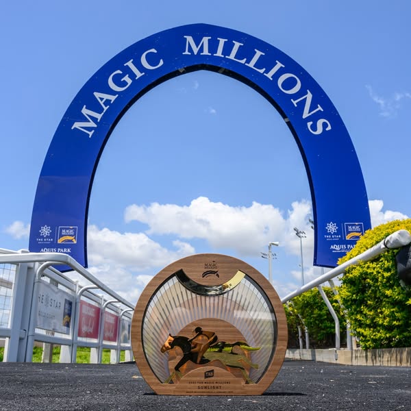 Archer Park Racing (@archerparkrace) on Twitter photo Barrier 3 for ZEALOUSLY in Saturday’s inaugural $3M Magic Millions Sunlight <a href="/mmsnippets/">Magic Millions</a> <a href="/GCTurfClub/">Gold Coast Turf Club</a>
Good luck to connections <a href="/Black_Soil_Bsk/">Black Soil Bloodstock</a> <a href="/SnowdenRacing1/">Snowden Racing</a> & jockey Tommy Berry. Barrier 3 for ZEALOUSLY in Saturday’s inaugural $3M Magic Millions Sunlight <a href="/mmsnippets/">Magic Millions</a> <a href="/GCTurfClub/">Gold Coast Turf Club</a>
Good luck to connections <a href="/Black_Soil_Bsk/">Black Soil Bloodstock</a> <a href="/SnowdenRacing1/">Snowden Racing</a> & jockey Tommy Berry.