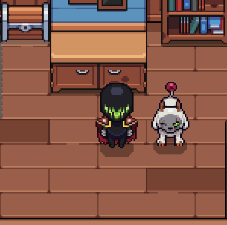 odie_pixel's tweet photo. Meet Elcabra my @spellborne  creation!
Its glowing green eyes radiate menace, perfectly complementing my @UncRown3DKinGs  guild skin. 👑⚔️ This duo doesn’t just fight they intimidate.😈
#SpellborneCreate #Wdevs #pixelart https://t.co/LysBEjV5NP