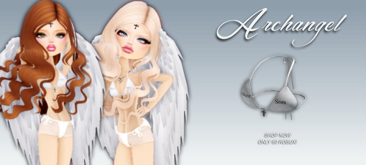 teaholicccs's tweet image. GOD BLESS, ANGELS 🪽💫
NEW ARCHANGEL DROP!
❤️&♻️ Appreciated!
LINK TO GROUP vv
roblox.com/communities/13…
#ROBLOX #robloxcatalogavatar #robloxoutfits
#robloxmodels #robloxfyp