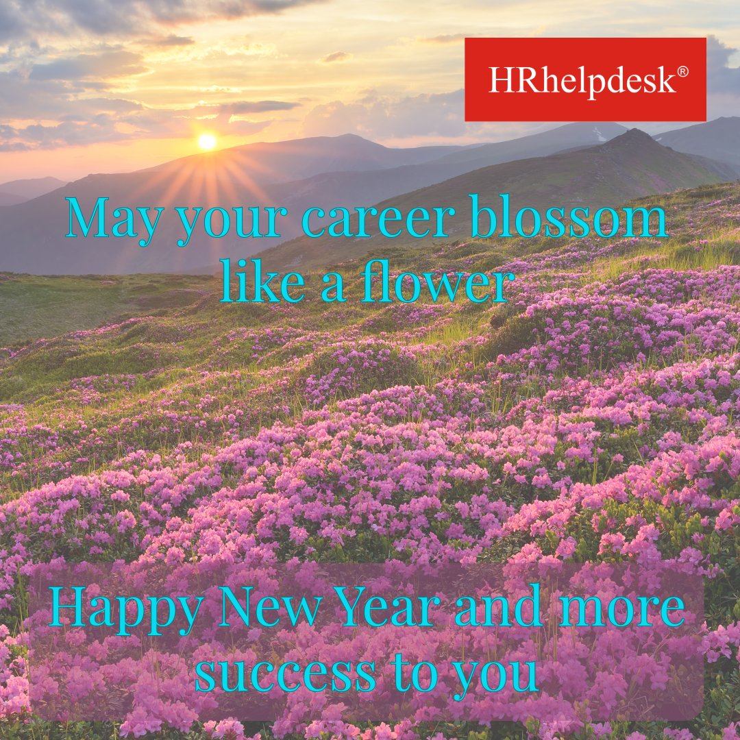 hrhelpdeskdotin's tweet photo. A New Year Greeting, we do hope you see it till the end and we sincerely hope that each of the wishes comes true for you. Wishing you a Happy New Year. https://t.co/RyJDopQeVz