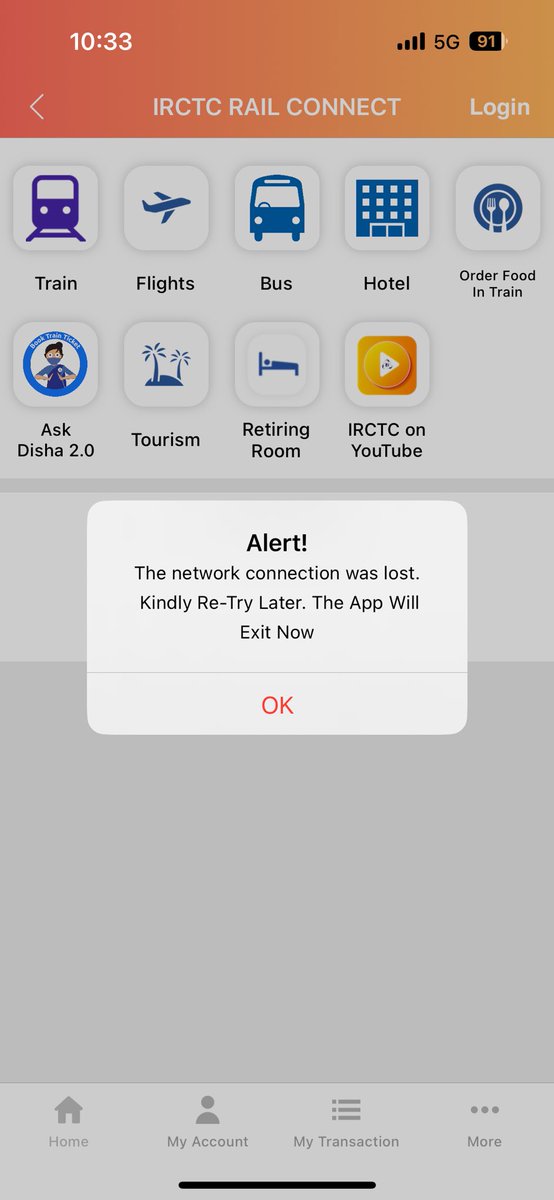 SagarPopat's tweet photo. @IRCTCofficial @RailMadad 
Booked the ticket in Tatkal.. Payment got deducted but got no ticket confirmation.. and now app is not working since last 20min.. 
#tatkal https://t.co/MI1dRQ5pJ0