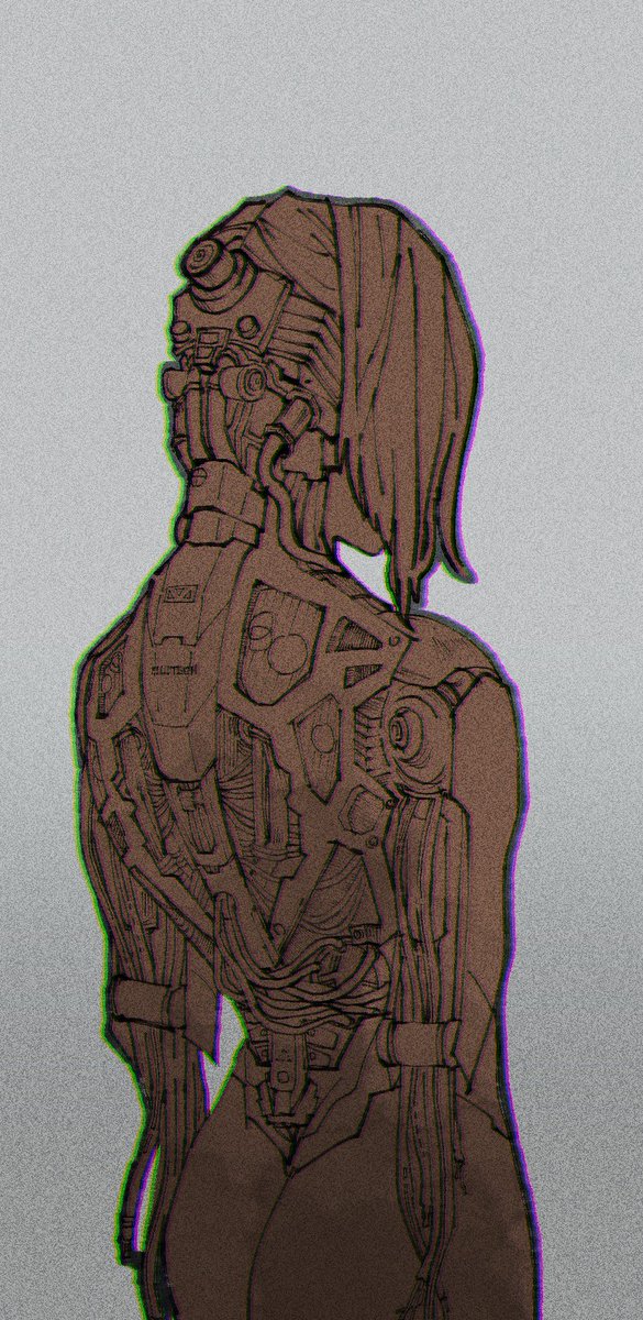 #Cyberpunk2077 
ソミ描いてたので！