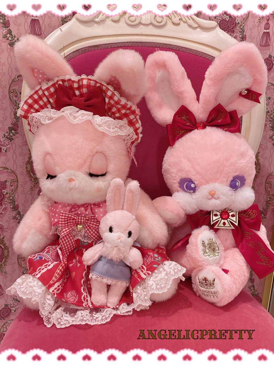 Angelic Pretty Lovely Bunny ベレー ピンク Lovely Bunny Coat by