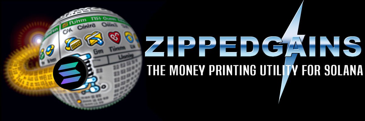 $ZIPPED  is the original money printer for Solana. Compress your gains, and restrain yourself from those ravenous FOMO and those regrettable, late-night panic trades.