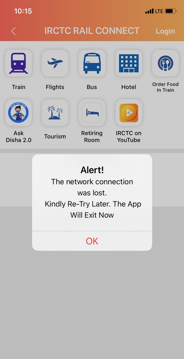 Harshita157212's tweet photo. #BigBreaking IRCTC down. No Tatkal bookings
#IRCTC #Tatkal
#IRCTC_Down #retire
#INDvsAUS https://t.co/rSnNT4lIbm