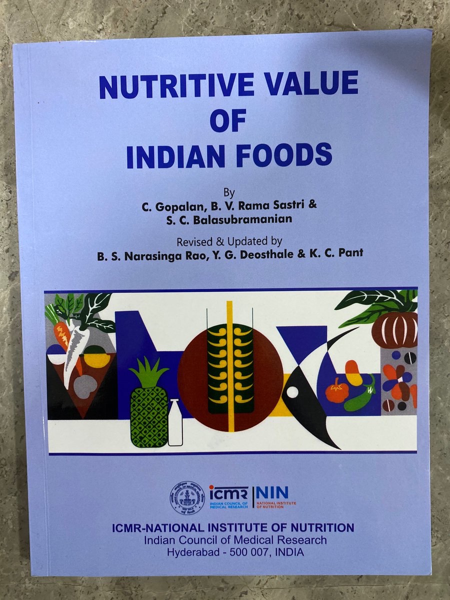 DietDrsayajirao's tweet photo. This book deserves its place in every house of India.
This book has all basic nutritional knowledge. https://t.co/oNVklzpQOC