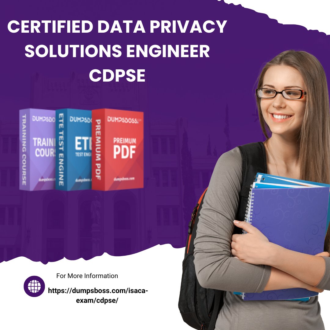 BenjaminJung084's tweet image. #DumpsBoss #CDPSEPreparation #DataPrivacyCertification #CDPSEExamSuccess #PrivacySolutionsEngineer #CDPSEStudyTips #CertificationResources #ExamPreparationTools #CareerInPrivacy #DumpsBossForSuccess