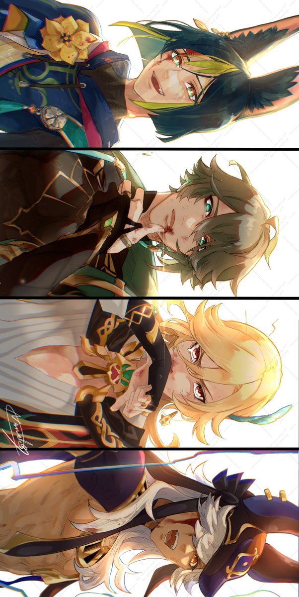 「#2024年自分が選ぶ今年の4枚4枚も描いてなかったので、添削用の教授で穴埋め。」|なまこ姉さんのイラスト