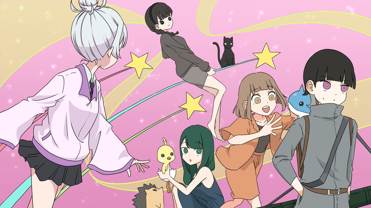 2024年キャラデザから担当した子たち
#イラスト