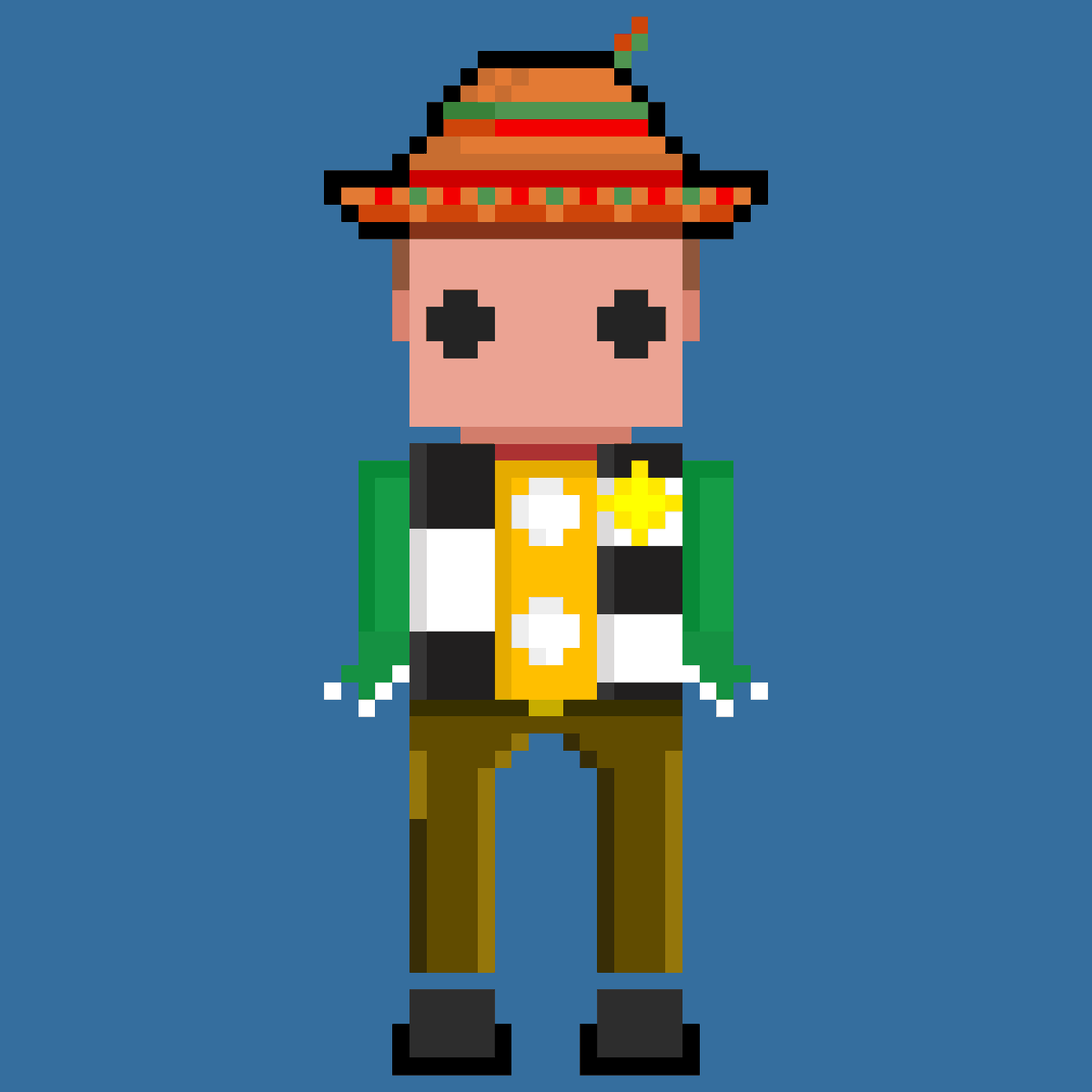 SAG_Labs's tweet photo. Gm Web3☀️
Did you know? Some Based Humans come with extreme rare traits like🎩 copper mexican Hats, or companion pets 🐾like Terraria.
Which traits catch your eye? Rare vibes await! 🎯
Check them out:https://t.co/OhdONopG29
#NFTCollection #BasedHumans #NFTCommunity #NFTDrop https://t.co/AYcmmAdCuO