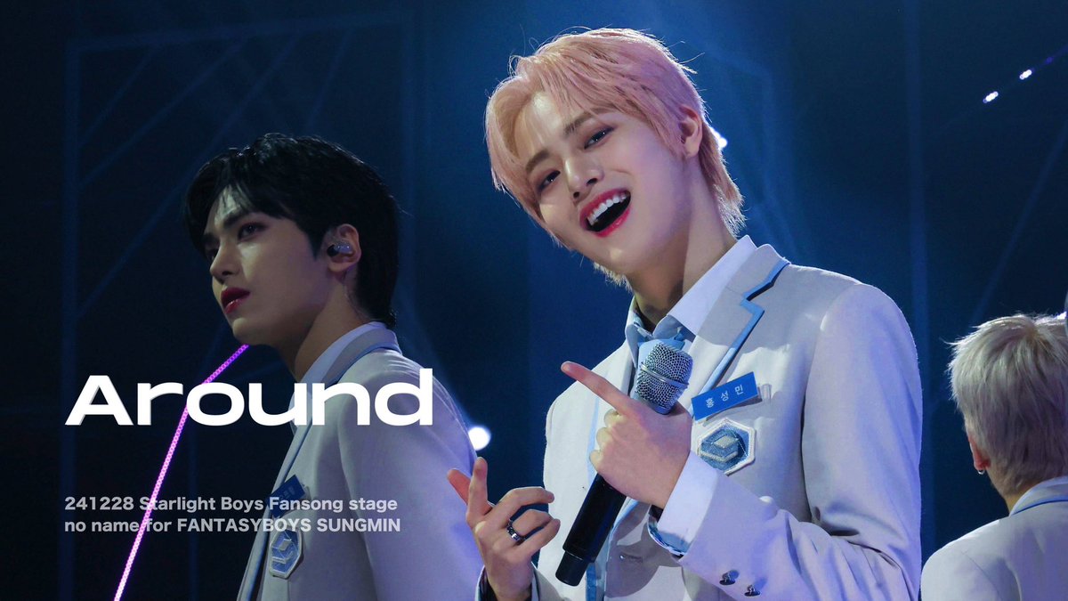 _hongsungmin's tweet photo. 241228 Starlight Boys 파이널 경연
Fansong stage: "Around" | EP10 Stage

[📹4K HQ ] https://t.co/EXoG4Vq91U

#판타지보이즈 #FANTASYBOYS 
#홍성민 #HONGSUNGMIN 
#ホンソンミン #성냥이 #sungMINe 
#StarlightBoys #스타라이트보이즈 https://t.co/wLLdQlPvfW