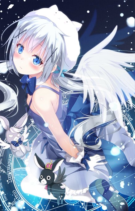 #ご注文はうさぎですか
ちのちゃん冬空天使バージョン 