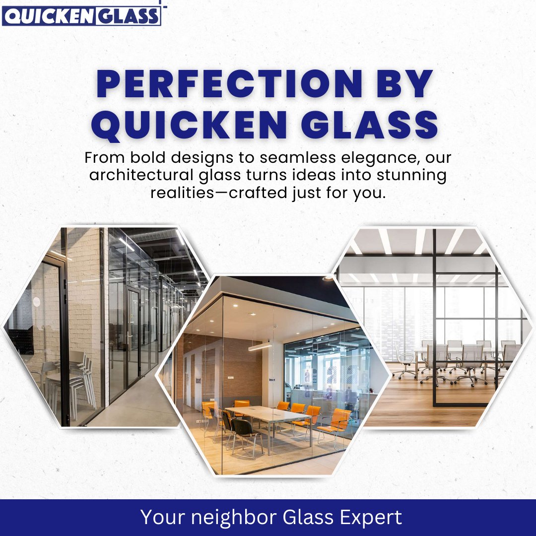 LlcQuicken48698's tweet image. Perfection brought to life with every detail. ✨ At Quicken Glass, we craft more than just glass—we create bold statements and seamless elegance that redefine your space.
#GlassPerfection #QuickenGlass #ArchitecturalDesigns #CustomGlassSolutions #EleganceInEveryDetail