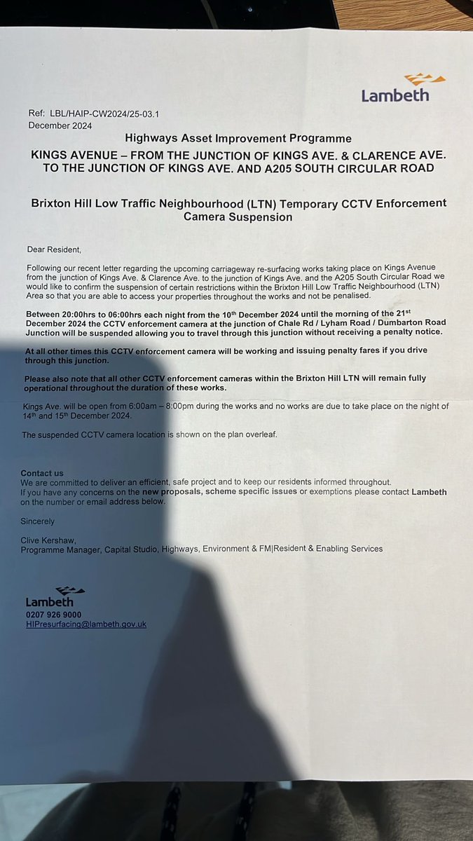 reallyreeby's tweet image. @lambeth_council received a penalty charge notice for driving down Lyham Road after you informed residents this was permitted whilst Kings Avenue works took place. 

Don’t have time to deal with your incompetence and your pathetic chat bot systems to get in touch!

Pls advise.