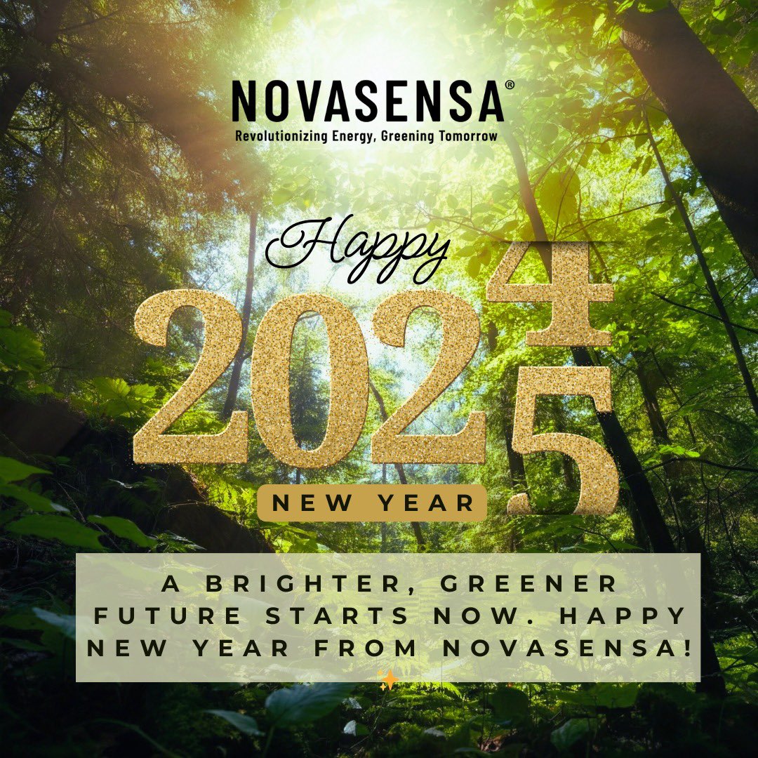 As another year comes to a close, we at Novasensa reflect on the progress we've made toward greening tomorrow. Thank you for being a part of our journey towards a sustainable future! We're incredibly grateful for your continued support. Wishing you a joyous New Year's Eve filled