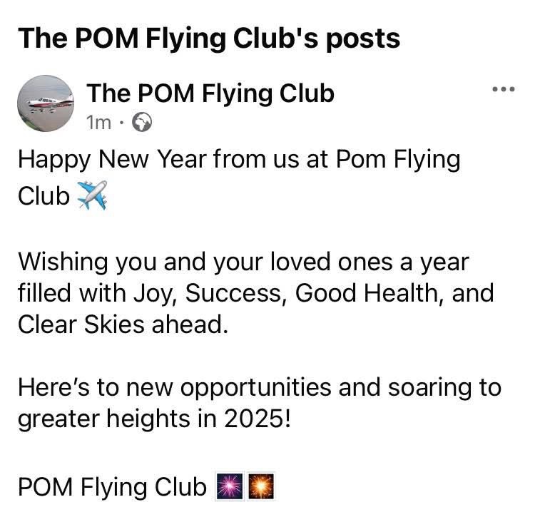 POM Flying Club 

gbpom.co.uk/trial.html

#aviation #gift #giftideas 
#flying #flighttraining #trialflights #flightexperience #flyingclub #pomflyingclub #studentpilot #privatepilot #humbersideairport #HappyNewYear #AviationCommunity
✈️✈️✈️✈️✈️✈️✈️✈️✈️✈️✈️✈️