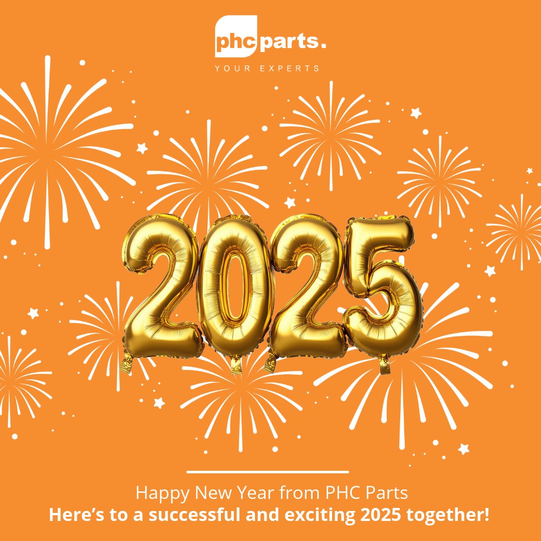 PHCParts's tweet image. 🎉 Happy New Year from PHC Parts!

As we welcome 2025, we’re excited to keep supporting you with the best in plumbing, heating, and cooling. Thank you for being part of our journey – here’s to another successful year together!

#HappyNewYear #PHCParts #2025