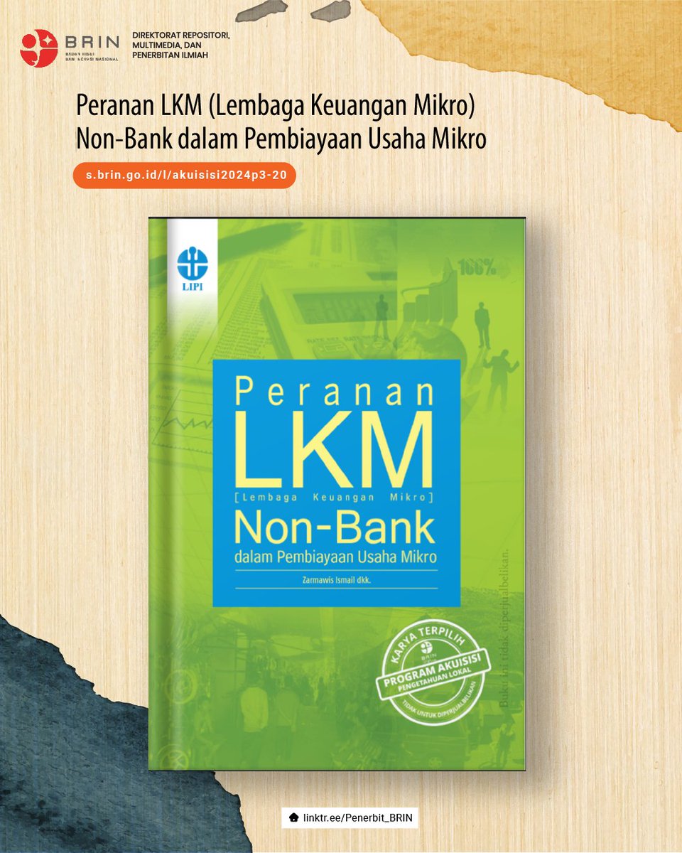 penerbit_BRIN's tweet photo. Dapatkan wawasan mendalam dari ragam topik yang menginspirasi seperti metode isolasi squalen dari minyak hati ikan hiu, rahasia etnomedisin kayu ular sebagai obat antimalaria khas Timor, hingga peran penting LKM dalam mendukung usaha mikro. https://t.co/R40BDpwMkl