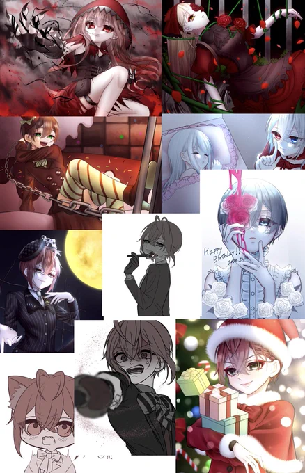 #今月かいた絵を晒そう 
