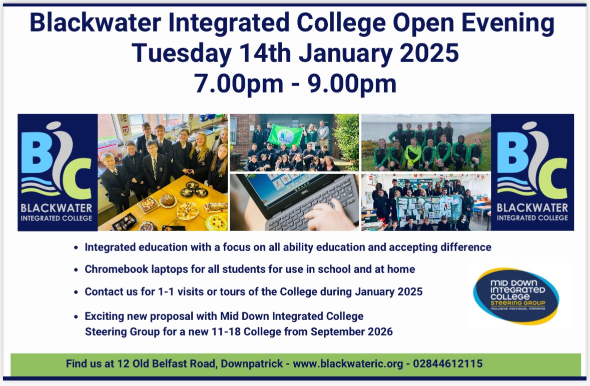 Open Night on 14th January at BIC