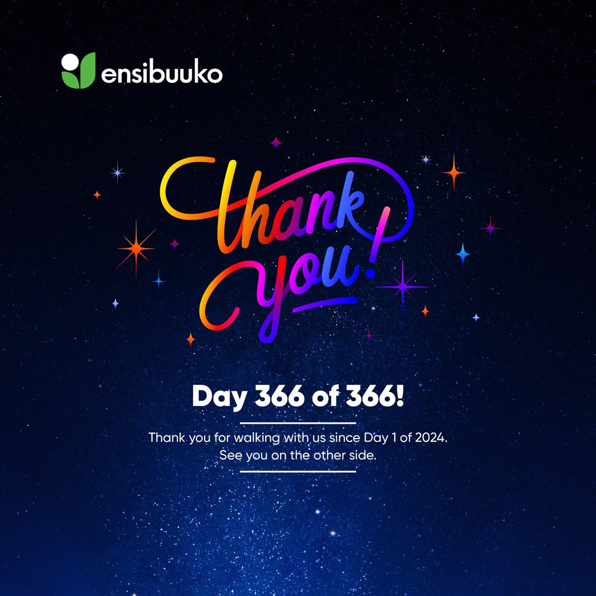 Cheers to the last day of 2024🤗🤗🤗

#BetterTogether