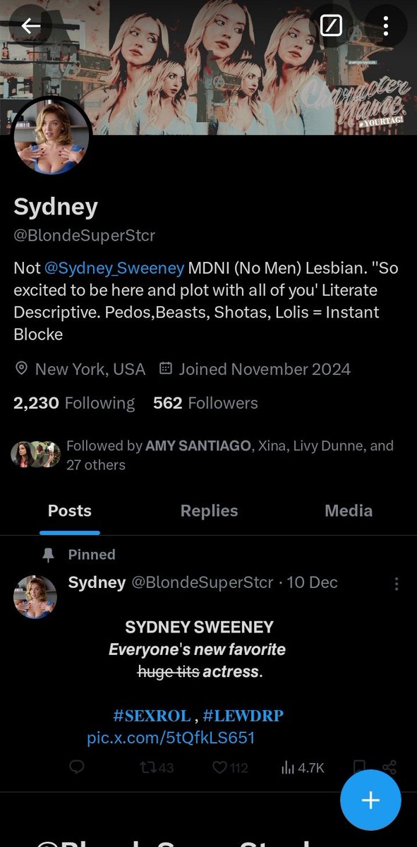 's tweet image. // got blocked for telling this person that they RTed and followed a lewd account of a 12 year old.

Stay classy, twitter 🙄