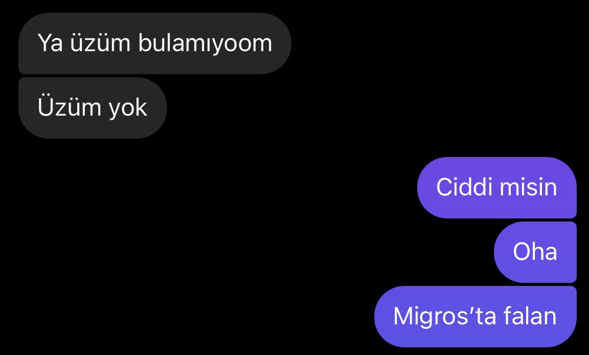 Üzüm bırakmamışsınız sağolun biz dilek dilemeyiz 🥲