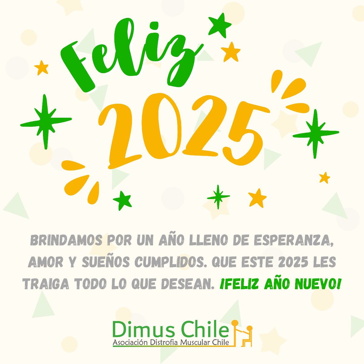 ✨ Les deseamos un maravilloso cierre de año y un próspero 2025, lleno de bienestar, felicidad, amor y logros personales y colectivos. ✨

Que este nuevo año nos inspire a seguir creciendo juntos, apoyándonos mutuamente y trabajando por una sociedad más inclusiva y solidaria