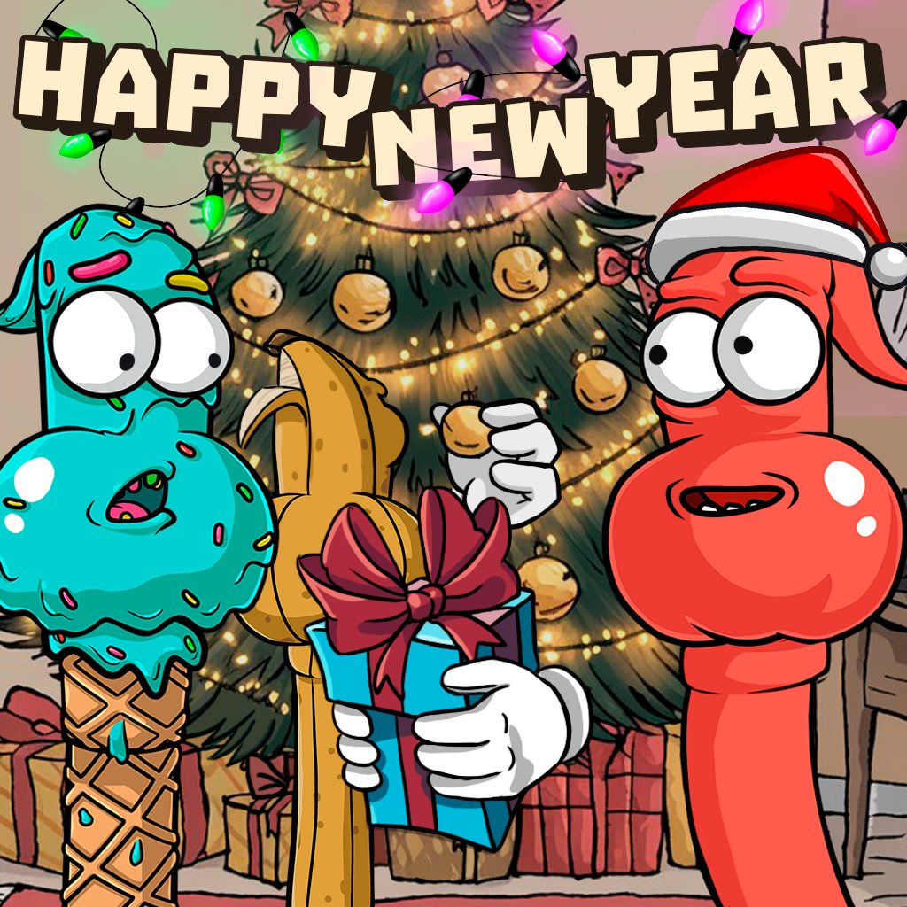 wormfare's tweet image. 🎄 Dear friends! We wish you a Happy New Year! 
🎉 May the new year bring you happiness, success, and the fulfillment of all your dreams. Our team is taking a holiday break and will return after the holidays !

#wormup #wormfare #slap