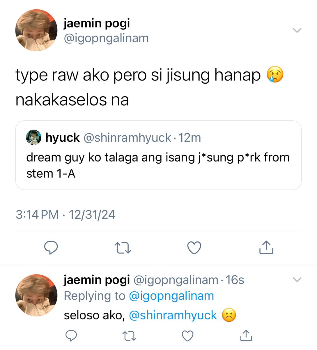 chochaefs's tweet image. HAHSHHWHAHA