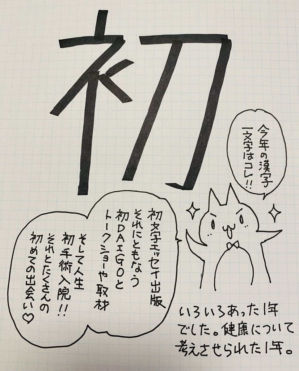 eikieiki1206's tweet image. さて大晦日ですね。2024年の漢字一文字は↓にしました😊今年は仕事と体調不良が交互または重なってくる一年でちょっと大変だった気持ち。そんな中皆様たくさんワイを支えてくれて本当にありがとうございました✨来年もどうぞよろしくお願いします🙇♀️良いお年をー(´∀`*)💕LOVE❤️