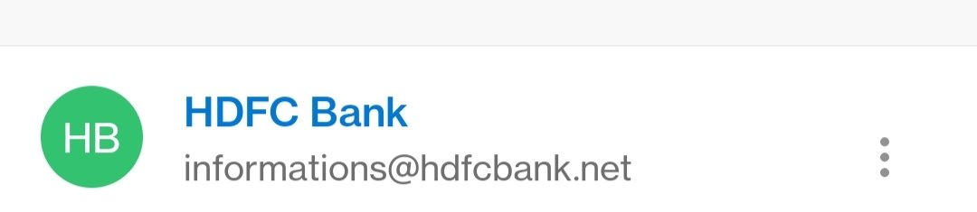 _pankaj's tweet photo. @HDFCBank_Cares @HDFC_Bank 
Hi, I have got an email from the below email id regarding my credit card. Is this the genuine email("informations@hdfcbank.net") from HDFC or some spam.
#hdfcbank #HDFC https://t.co/wvKzZuuAY8