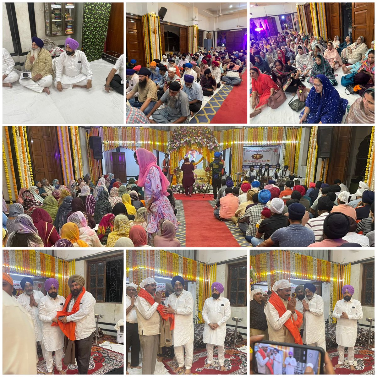 BalMalkitSingh's tweet image. 🌟 Waheguru Ji Ka Khalsa | Waheguru Ji Ki Fateh 🌟

Relive the divine moments from the 75th Foundation Day of Gurudwara Raoli Camp - Guru Tegh Bahadur Darbar.

📡 Watch full coverage on SNE Gurbani: youtube.com/live/8hIHXe-L3…

#75thFoundationDay #SikhUnity #Gurbani