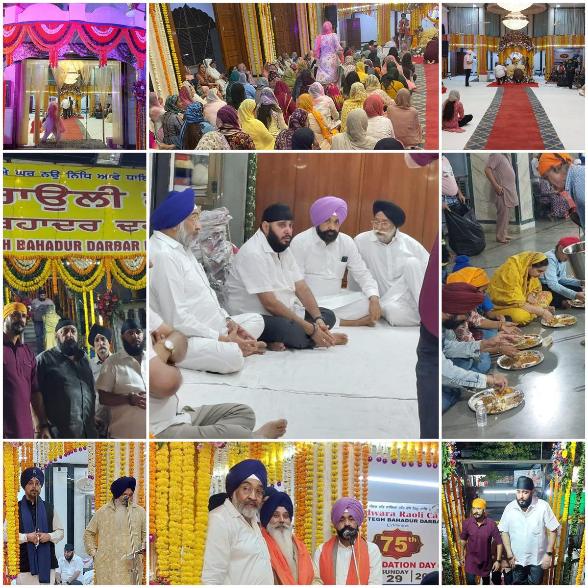 BalMalkitSingh's tweet image. 🌟 Waheguru Ji Ka Khalsa | Waheguru Ji Ki Fateh 🌟

Relive the divine moments from the 75th Foundation Day of Gurudwara Raoli Camp - Guru Tegh Bahadur Darbar.

📡 Watch full coverage on SNE Gurbani: youtube.com/live/8hIHXe-L3…

#75thFoundationDay #SikhUnity #Gurbani
