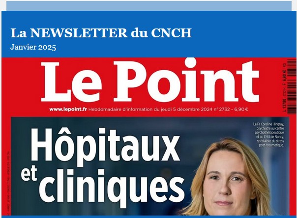 Découvrez la NEWSLETTER mensuelle du CNCH - Janvier 2025
📍cnch.fr/actualites/la-…
Sans oublier la date sur 2025 à ne pas manquer ...  📌 les 19-20 et 21 novembre 2025 pour le 31ème Congrès du CNCH mais également les 40 ANS DU CNCH !