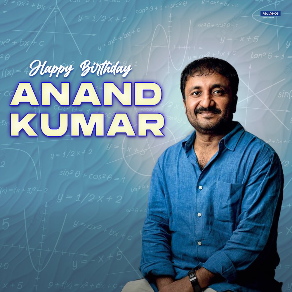 RelianceEnt's tweet image. The inspirational educationist🙌 whose hard work brought the underprivileged closer to their dreams.😇 Wishing the real hero @teacheranand a very happy birthday. #Super30
