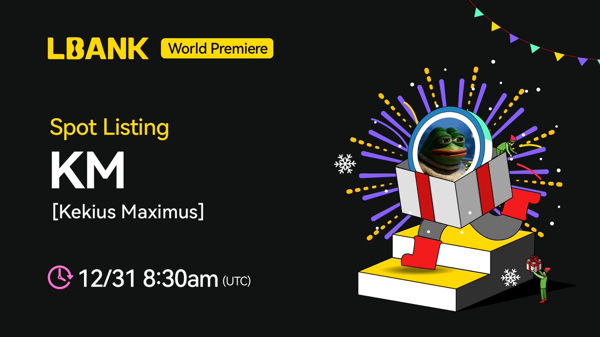 🔥 World Premiere #listing

🌠 $KM (Kekius Maximus) will be listed on LBank！

Elons New Favorite Meme (First and OG)

❤️ Details: is.gd/zH7OnS