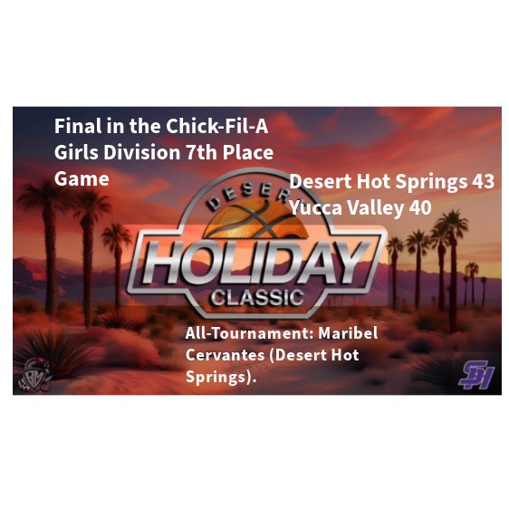 Desert Holiday Classic tweet media
