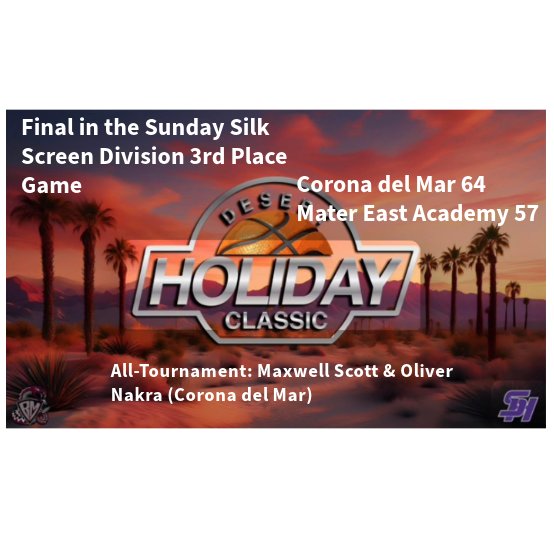 Desert Holiday Classic tweet media
