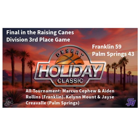 Desert Holiday Classic tweet media