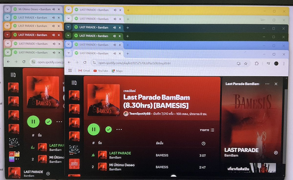 jukbee01's tweet image. ระหว่างรอเทรนเย็นนี้ มาฟังเพลงดีๆผ่านแอป Spotify กันะคะ

#BamBam @BamBam1A @BAMBAMxABYSS #SpBBup