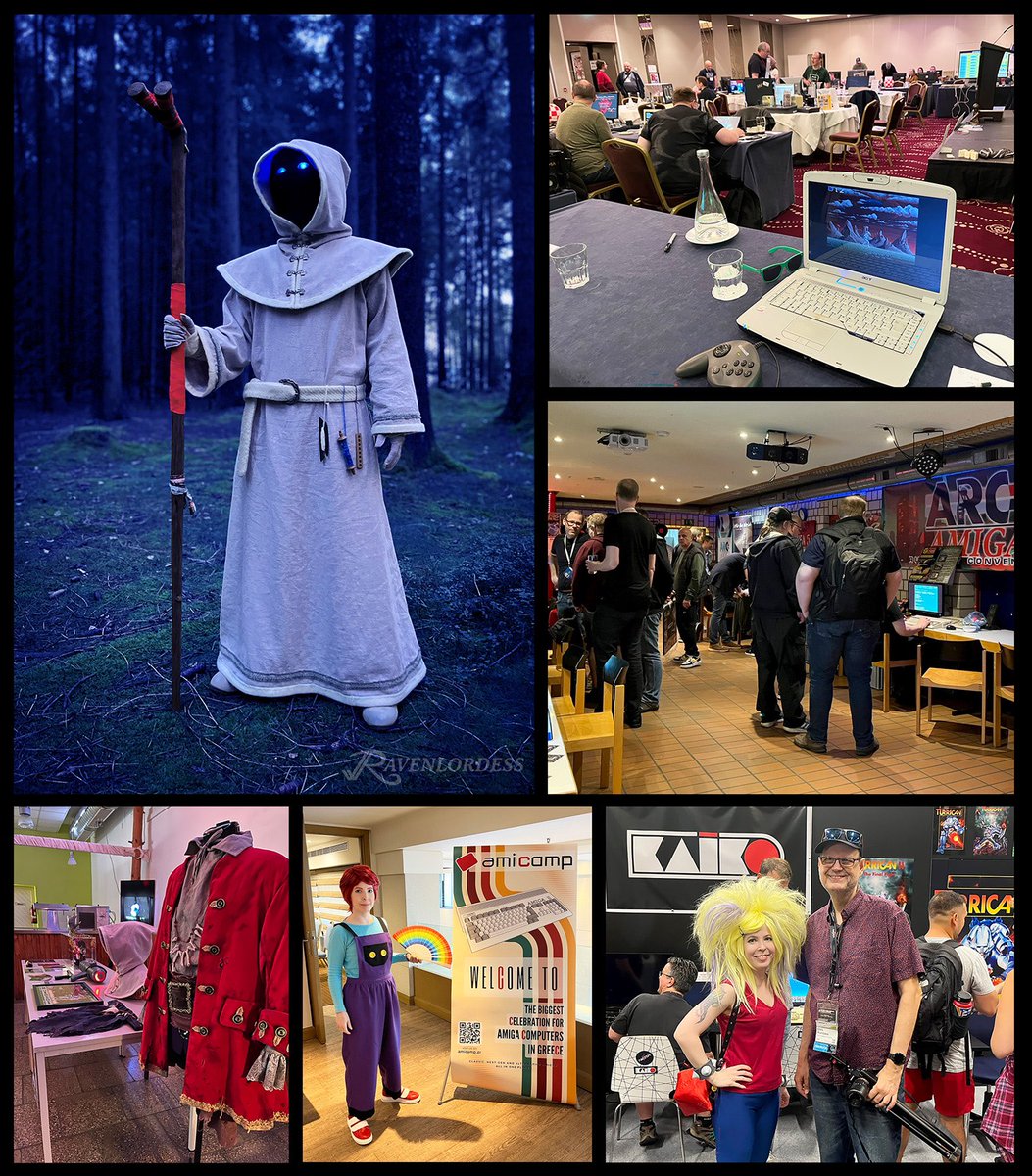 In 2024 I visited 5 events: Amiga Ireland, AmiCamp, ARC, Flashback Symposium &amp; Gamescom. I finished 1 new Amiga #cosplay, had photo shoots with 4, and started making 1.

I have Gamescom and Amiga40 confirmed for 2025. I hope to go to other #Amiga events too.

Happy New Year!