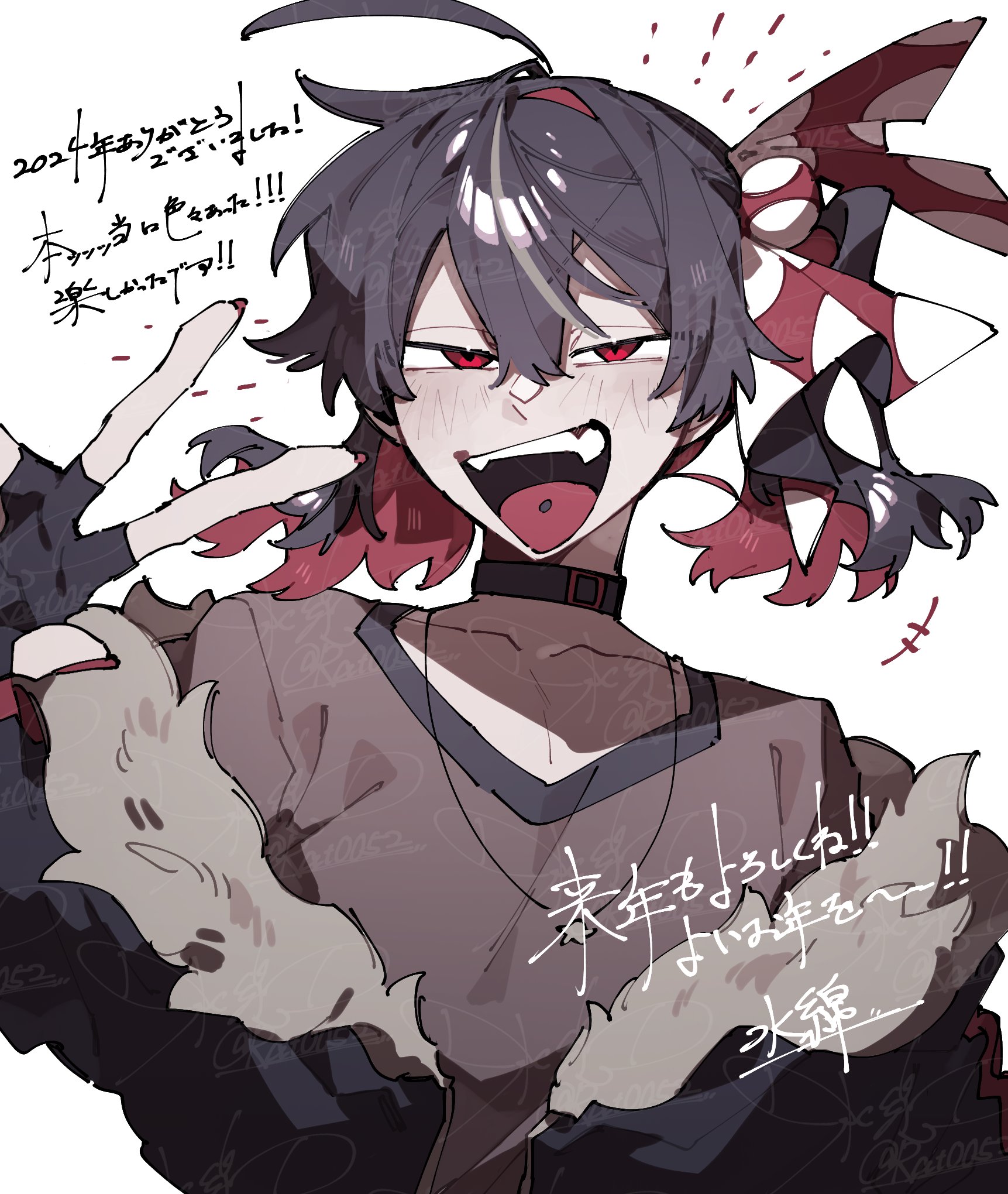 「ウメ2」イラスト（原画） E☆2 frontier Vol.12 | アールジュネス・軸中心派・E☆2-えつ-