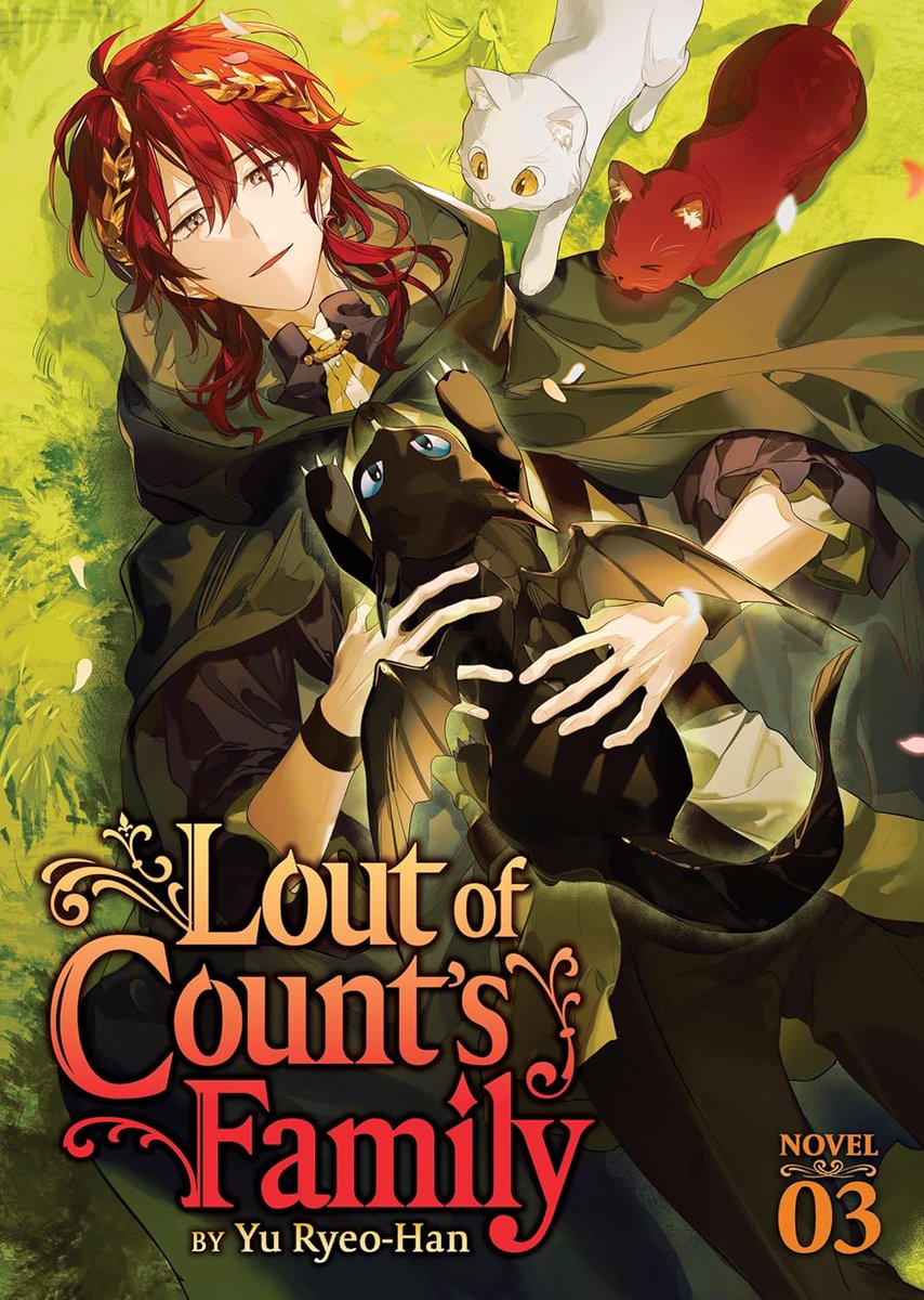 lokonity's tweet image. 🐲&lt;백작가의 망나니가 되었다 Lout of Count's Family&gt; 미국판 3권 표지를 작업하였습니다.