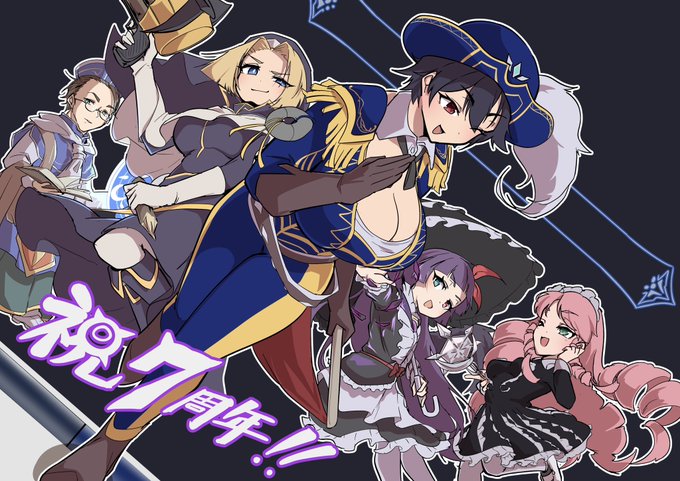 #メギド72ファンアート展
滑り込み完成!!出してきました 