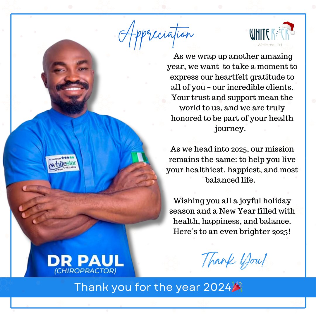 WhiteRWellness's tweet photo. To everyone who made 2024 unforgettable,

We want to express our heartfelt gratitude to all who were part of our journey and growth this year.

 We reflect on your unwavering support and trust and thank you for being a key part of our success.

🥂 to an even better 2025 together! https://t.co/yUI8tluSjZ