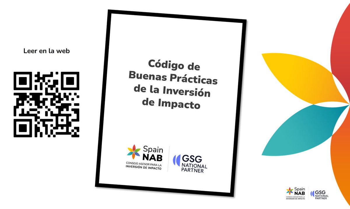 En #2024 en el marco V #CaminoalImpacto, presentamos el primer Código de Buenas Prácticas de la #InversióndeImpacto en España. Este código tiene el propósito de asegurar la integridad del sector y prevenir prácticas de “impact washing”,
✍️ spainnab.org/codigo-de-buen…