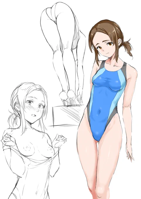 ハイレグらくがきまとめカラー。 